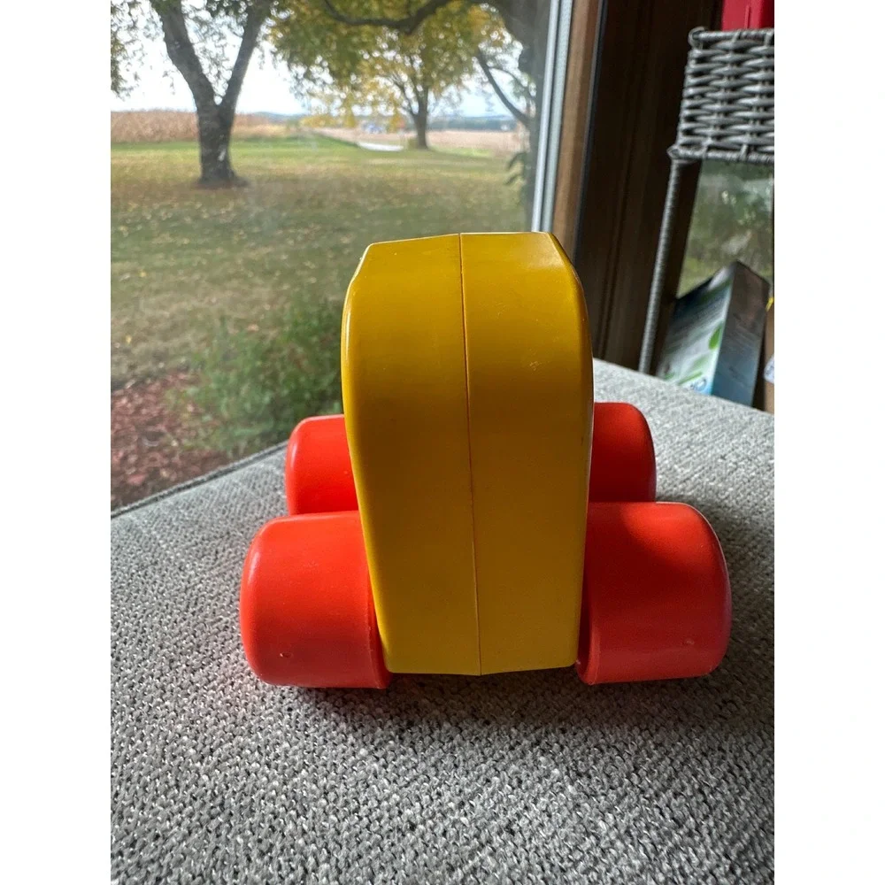Child Guidance WeeWheels Yellow Orange Toy‎ Car 1994 CBS Vintage Truck